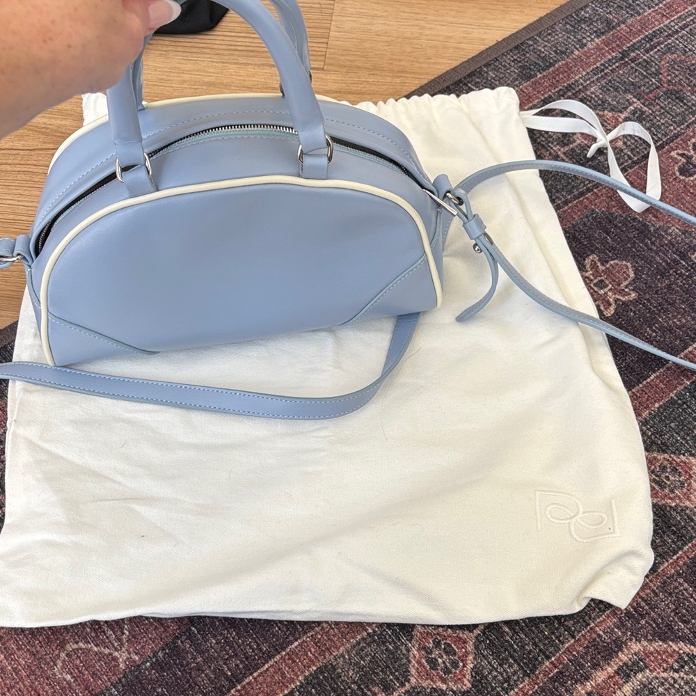 Excellent Condition Reformation Mini Claudia Bag in Light Blue